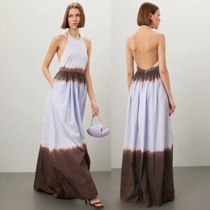 ALC Blair Ombré Halter Maxi Dress